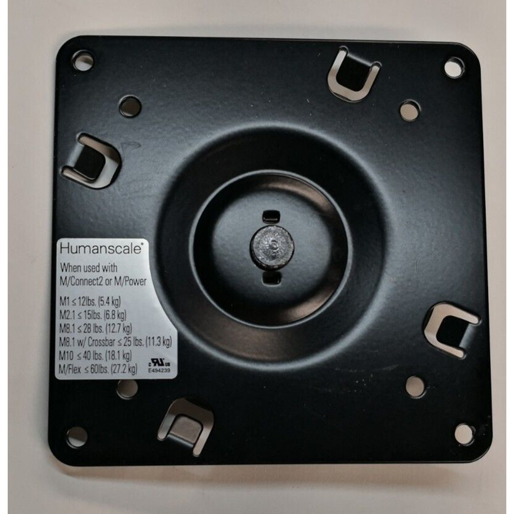 Humanscale Monitor Arm Vesa Plate Mount 100mm for M1 M2.1 M8.1 M10 M/Flex 1-11-B